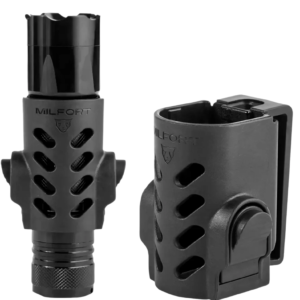 Porta Lámpara Táctica Milfort | Funda para Linterna con Clip y Ajuste Rápido