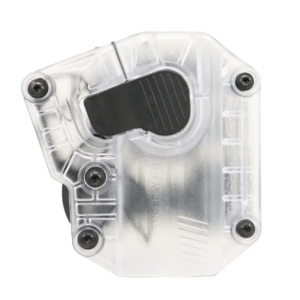 Funda Táctica Universal Milfort Transparente | Holster Ajustable para Pistola Diestro