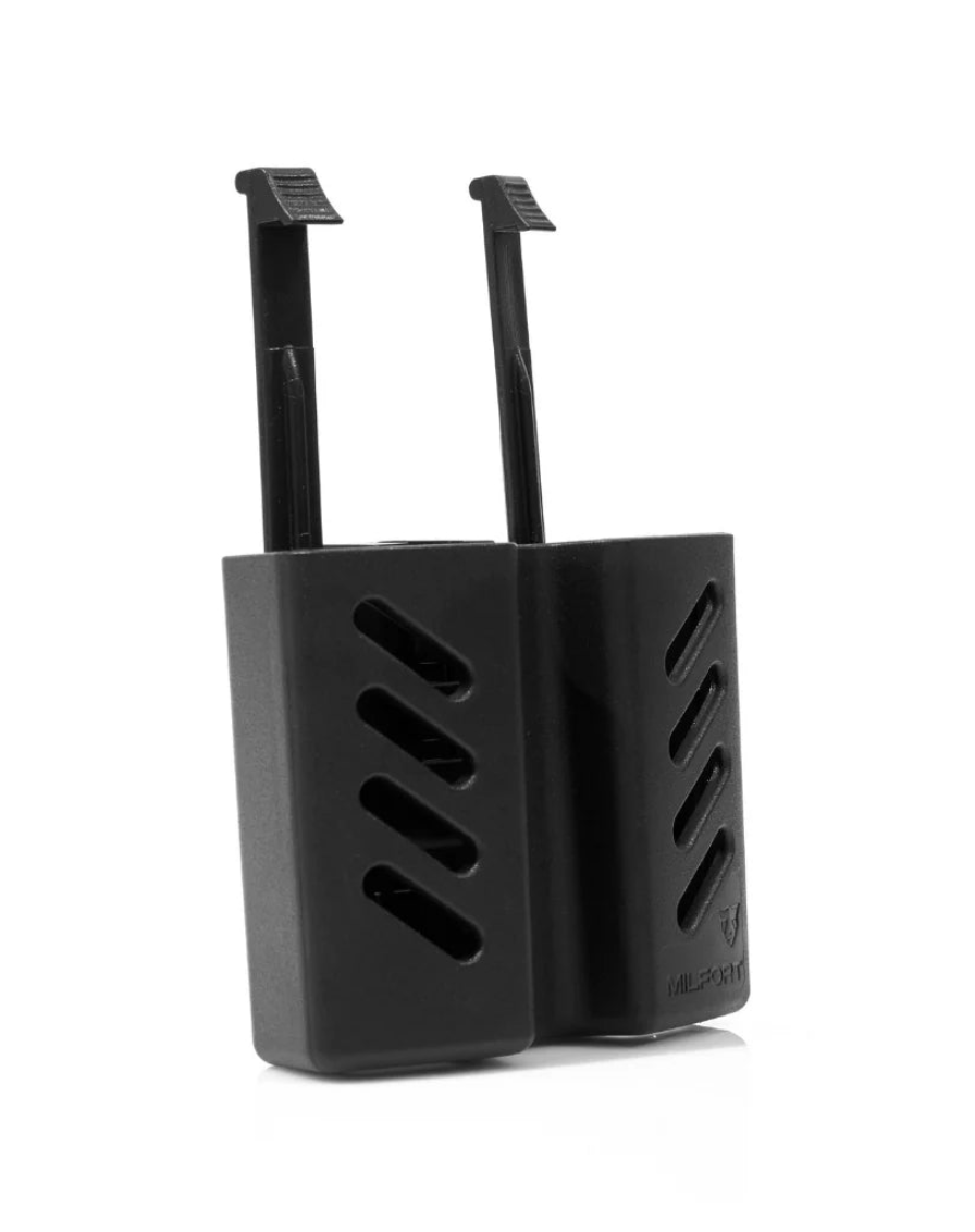 Porta Cargador Doble Táctico MILFORT | Universal 9mm / .380 Alta Resistencia - Image 3