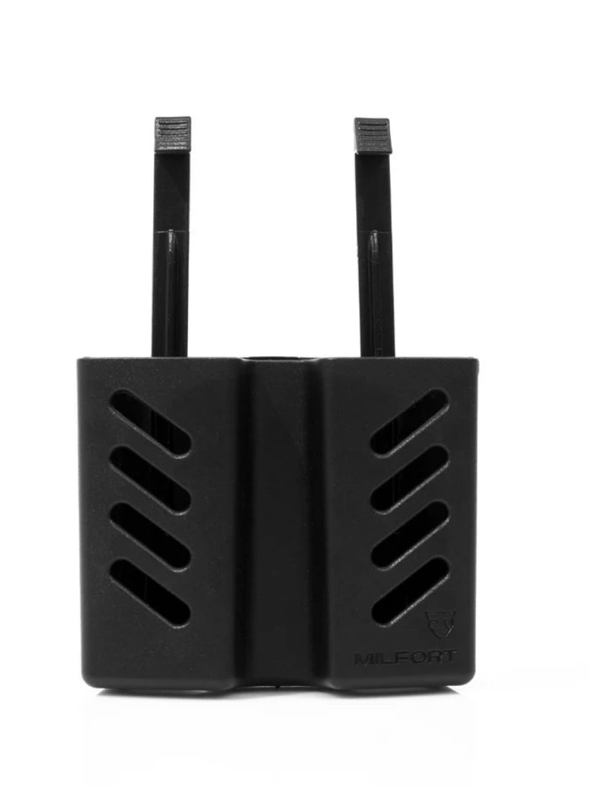 Porta Cargador Doble Táctico MILFORT | Universal 9mm / .380 Alta Resistencia - Image 4
