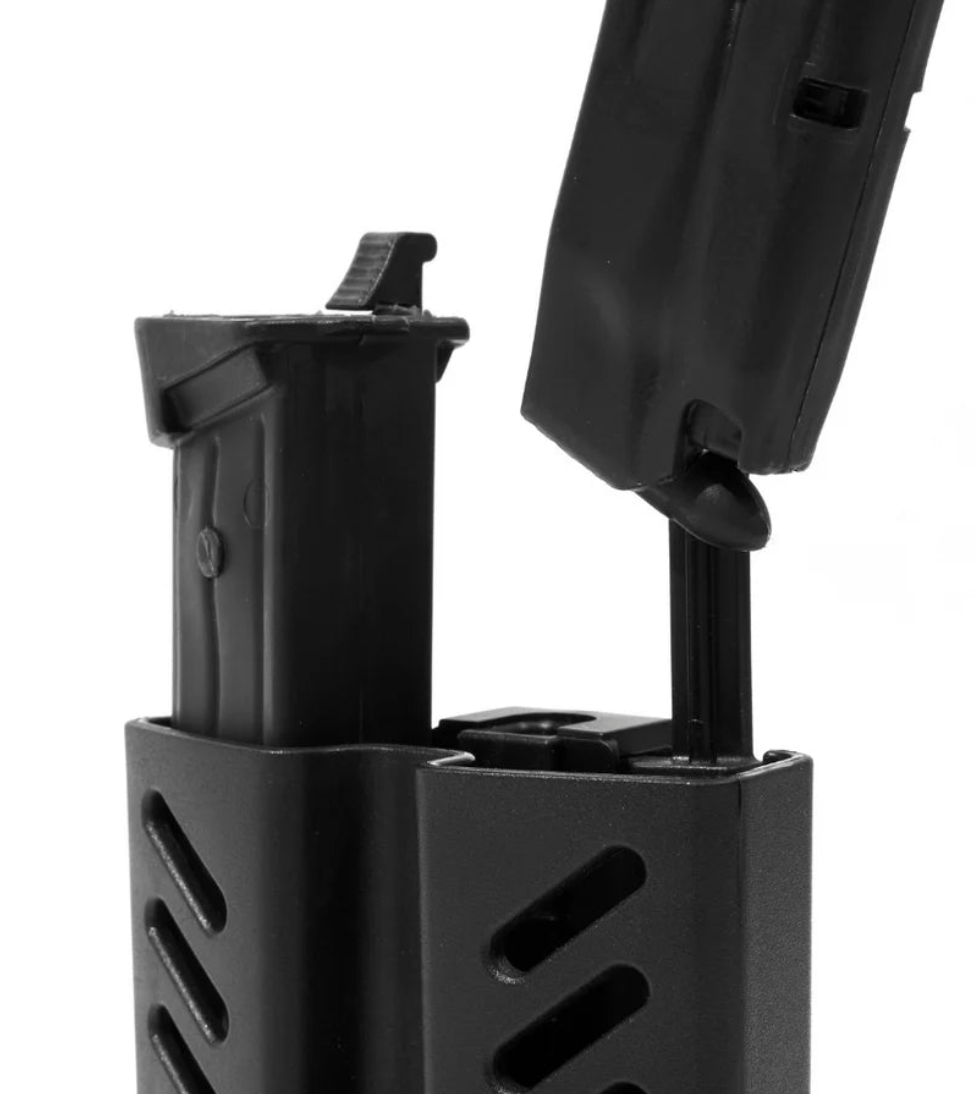 Porta Cargador Doble Táctico MILFORT | Universal 9mm / .380 Alta Resistencia - Image 5