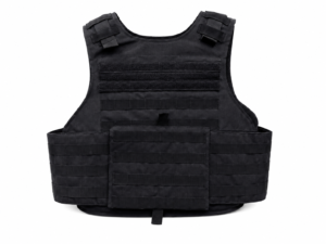 Chaleco Balístico Táctico Ajustable Negro Reaprovechamiento MOLLE