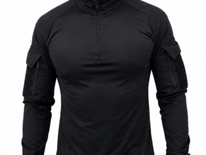 Playera Táctica Combat Verde Manga Ripstop Con Velcro