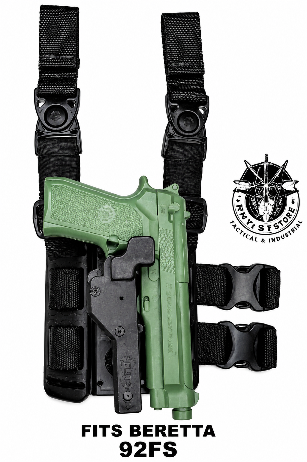 Funda Piernera Táctica Elite Beretta 92FS Ajustable - Image 3