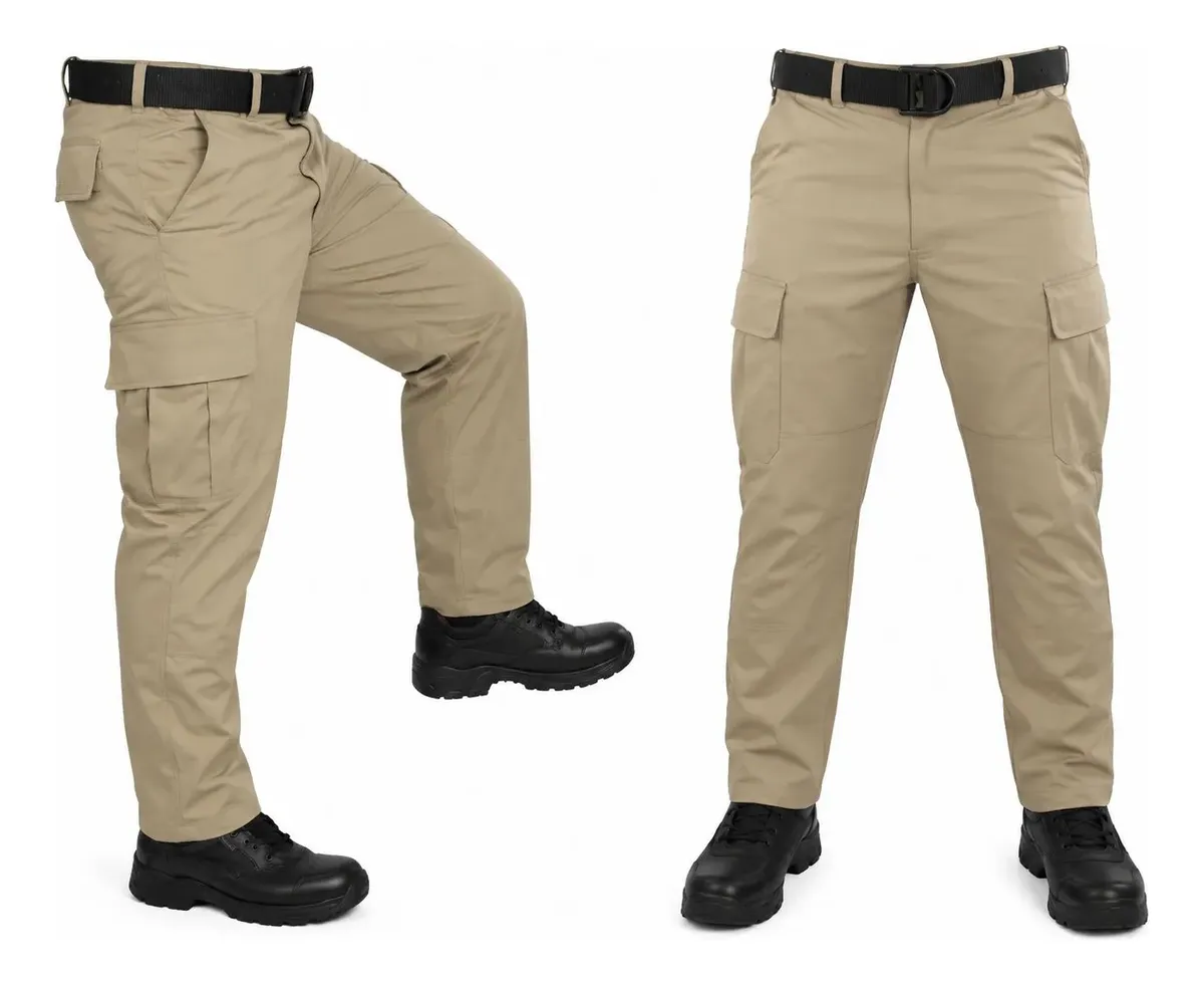 Pantalón Táctico Ripstop Comando con Bolsas Laterales - Image 9