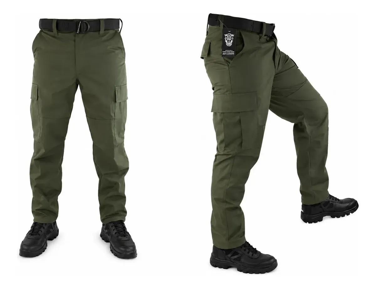 Pantalón Táctico Ripstop Comando con Bolsas Laterales - Image 11
