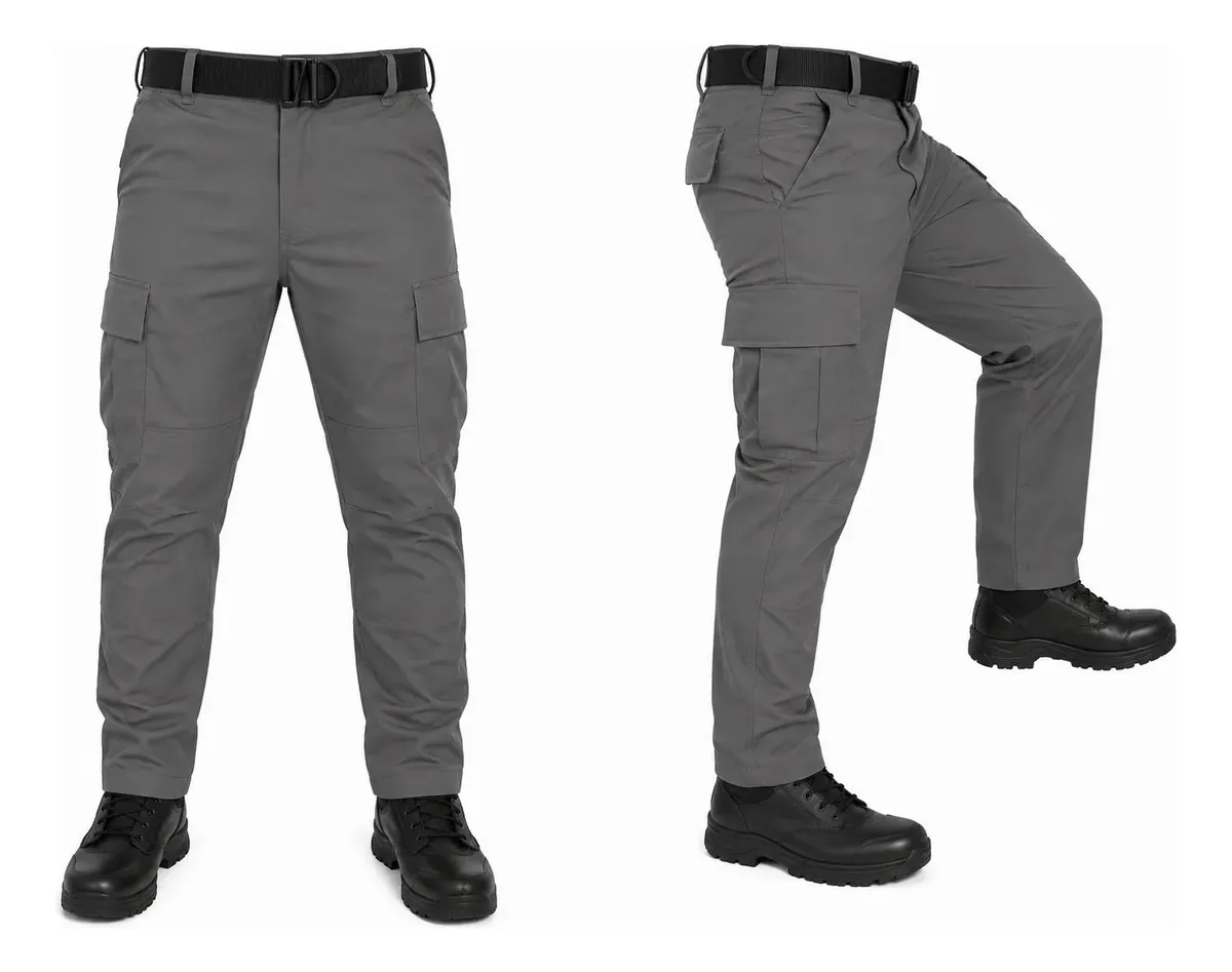 Pantalón Táctico Ripstop Comando con Bolsas Laterales - Image 6