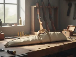 Funda Acolchada para Rifle de 115 cm con Asas de Transporte